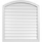 Ekena Millwork Arch Top Surface Mount PVC Gable Vent: Non-Functional, w/2"W x 1-1/2"P Brickmould Frame, 34"W x 36"H GVPAR34X3602SN - alternate 1